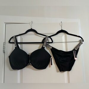 ⭐️NWT Victorias Secret Shine Strap Swim Set⭐️